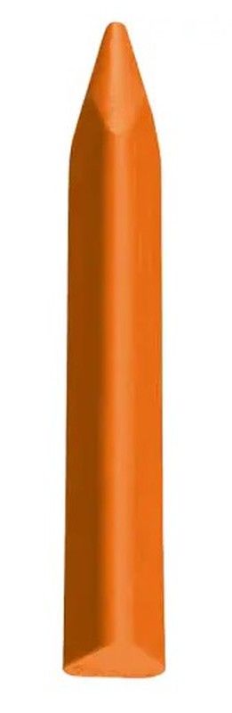 Ceras triangulares JUMBO EASY GRIP estuche 12 ceras Naranja