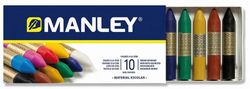 Ceras MANLEY caja 10 colores