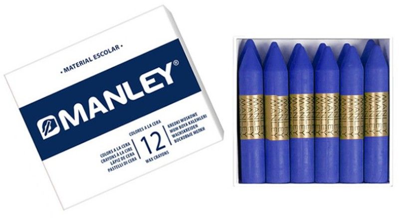 Ceras MANLEY Nº 18 azul oscuro