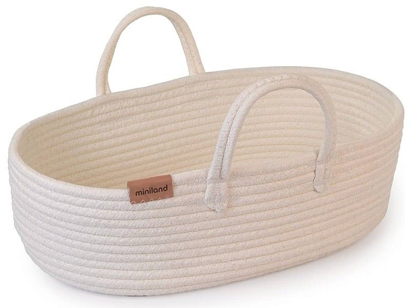 Cesto portabebés de algodón para muñeco