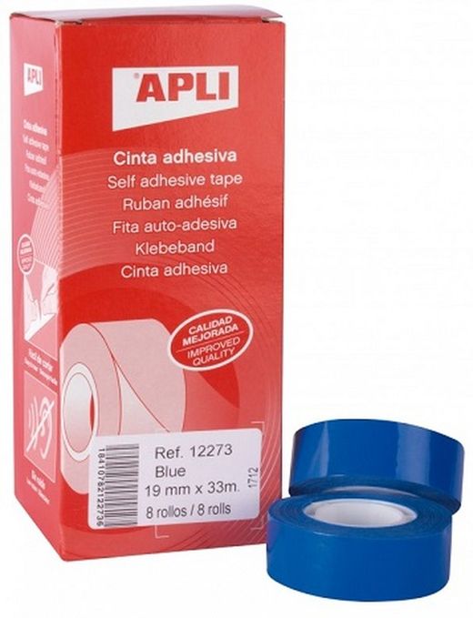 Cinta adhesiva blava 19 mm x 33 m
