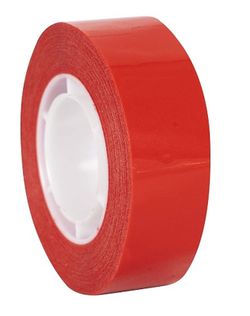 Cinta adhesiva vermella 19 mm x 33 m