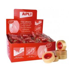 Cinta adhesiva transparent 19 mm x 33 m