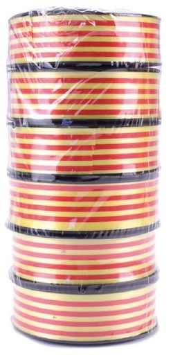 Cinta bandera catalana 19 mm x 5 m
