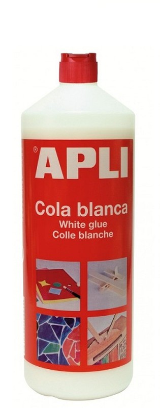 Cola blanca 1 litro Apli MF-M2202 — latiendadelmaestro