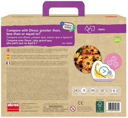 Compara con dinos: ¿mayor que, menor que o igual a?