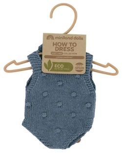 Conjunt de punt 32 cm pelele i gorra