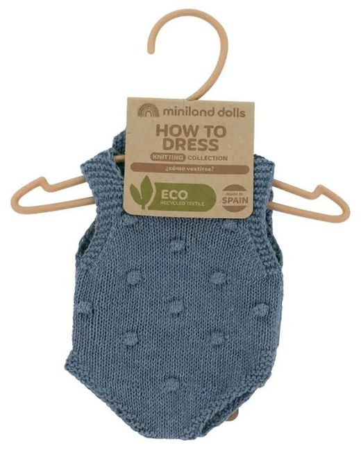 Conjunt de punt 32 cm pelele i gorra