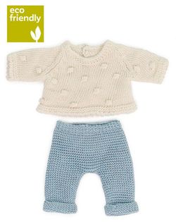 Conjunto punto jersey y pantalón 21 cm.