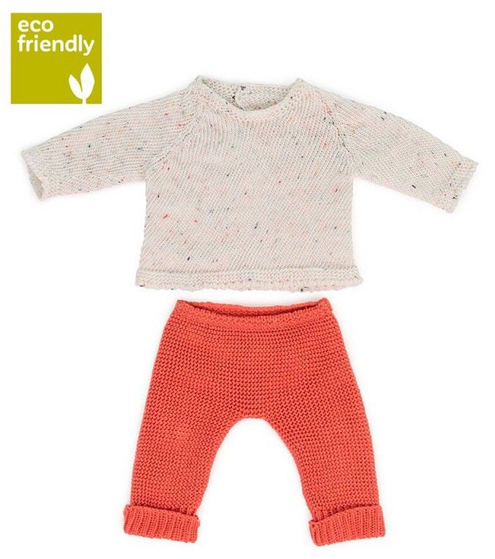 Conjunto punto jersey y pantalón 38 cm.