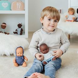 Conjunto punto pelele y gorro 21 cm.