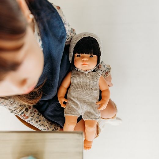 Conjunt punt de pela i gorra 38 cm.