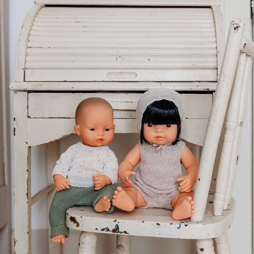 Conjunt punt de pela i gorra 38 cm.