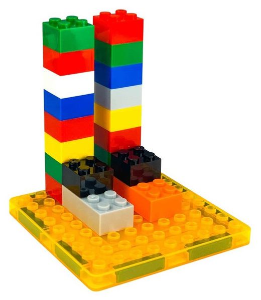 Construcción magnética traslúcida