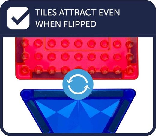 Construcción magnética traslúcida