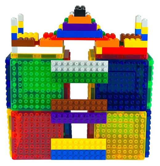 Construcción magnética traslúcida