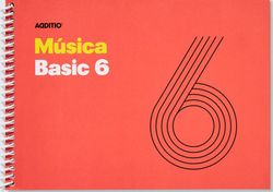 Quadern de Música Basic 6 Pentagrames ADDITIO