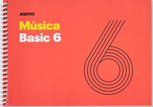 Quadern de Música Basic 6 Pentagrames ADDITIO