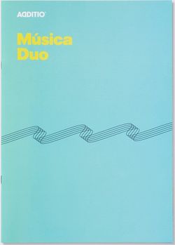 Quadern de Música Duo 8 Pentagrames ADDITIO