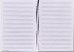 Cuaderno de Música Mezzo 12 Pentagramas ADDITIO