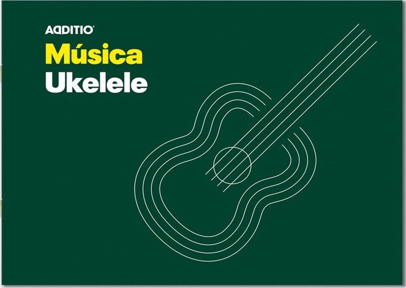 Cuaderno de Música Ukelele 4 Tetagramas ADDITIO