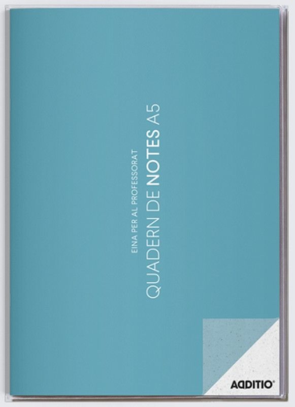 Cuaderno de Notes ADDITIO A-5 (CATALÁN) Azul