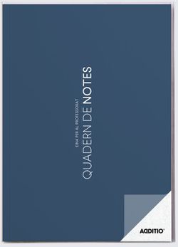 Cuaderno de Notes ADDITIO (CATALÁN)