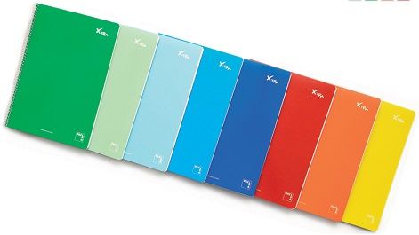 Cuaderno espiral XTRA 80 hojas folio Horizontal con margen T/D