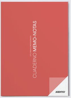Quadern Memo-notes ADDITIO (CASTELLÀ)