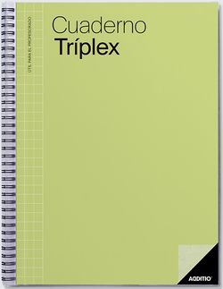 Cuaderno Tríplex ADDITIO (CASTELLANO)