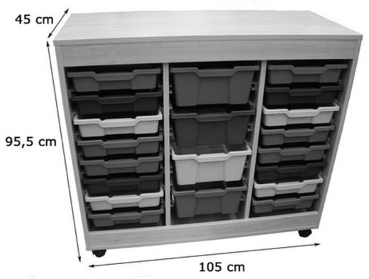 Cubetero doble acceso