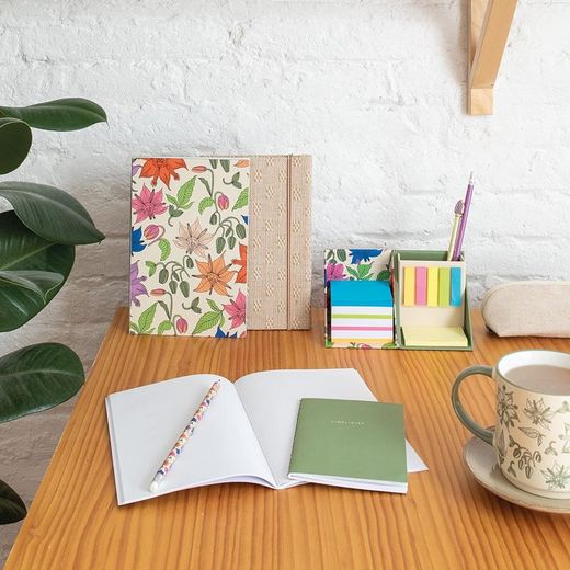 Cubo notas adhesivas vintage LILY