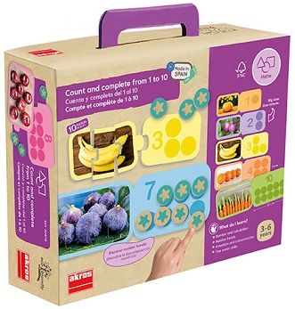 Cuenta y completa del 1 al 10