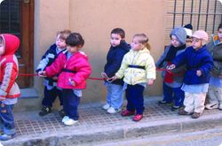 Corda de transport amb cinturó 18 nens