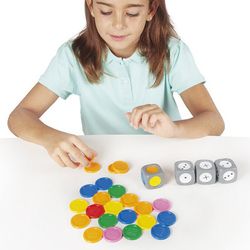 Dados clasifica colores y aprender a contar