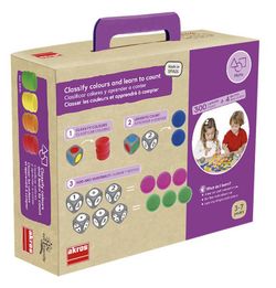Dados clasifica colores y aprender a contar