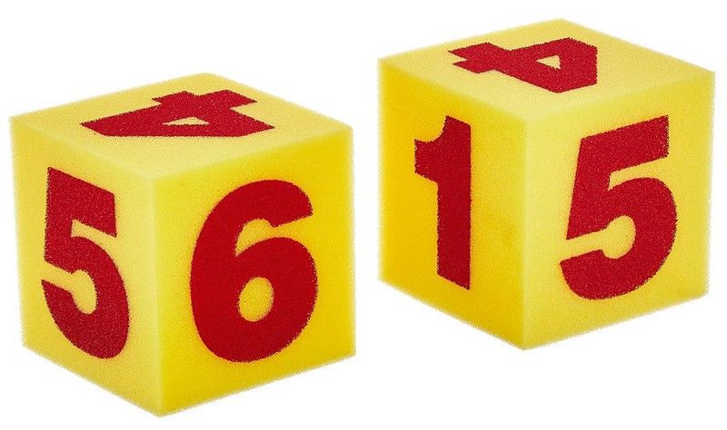 Dados gigantes foam: Números