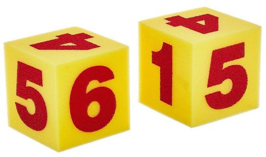 Dados gigantes foam: Números