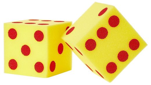 Dados gigantes foam: Puntos