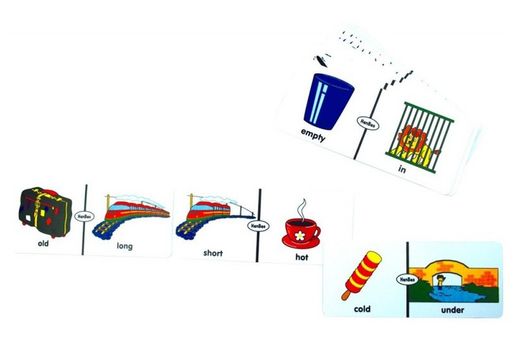 Dominó de Opuestos inglés
