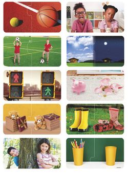 Puzzle educativo Dúos: Los opuestos