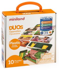 Puzzle educativo Dúos: Los opuestos