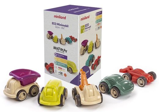 Cotxes de joguina ECO Minimobil 12cm
