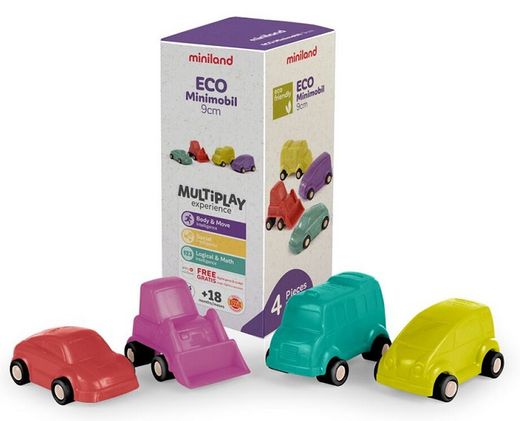 Cotxes de joguina ECO Minimobil 9cm
