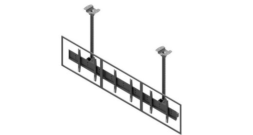 Edbak Sop. Techo Menu Board 3 Monit. 42"-47" Hor.