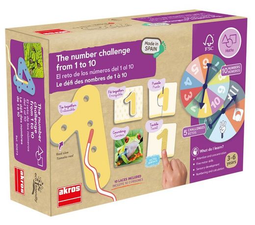 El repte dels números de l'1 al 10