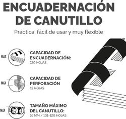 Encuadernadora FELLOWES canutillo Starlet 2+