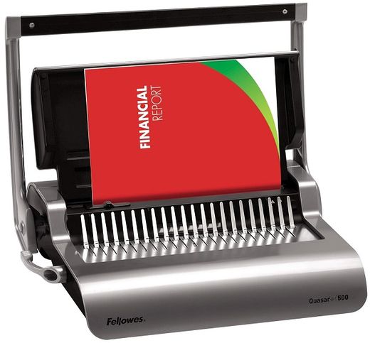 Encuadernadora FELLOWES canutillo Quasar+ 500