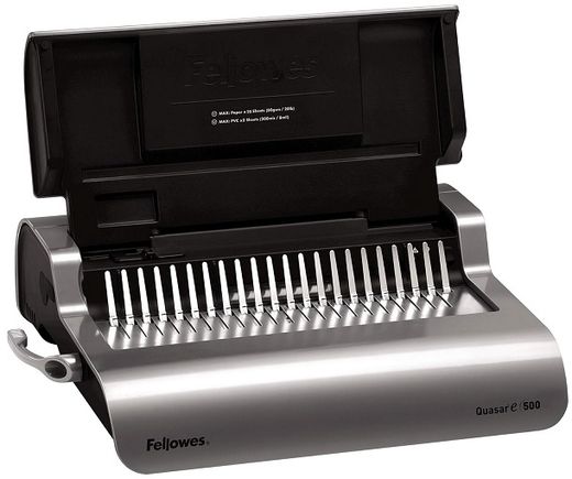 Encuadernadora eléctrica FELLOWES canutillo Quasar E 500