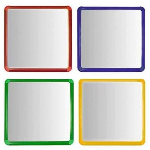 Espejo infantil de seguridad 43 x 43 cm set de 4 colores